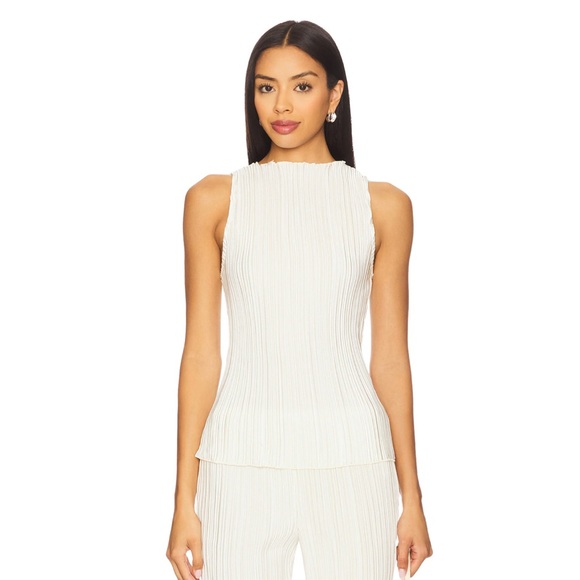 House of Harlow 1960 Tops - House of Harlow 1960 x Revolve Tyler Top in Ivory • Size Medium